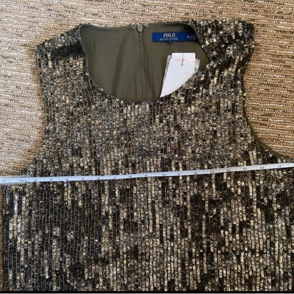 Hand Beaded Dress Ralph Lauren * As Seen - Picture 6 of 13